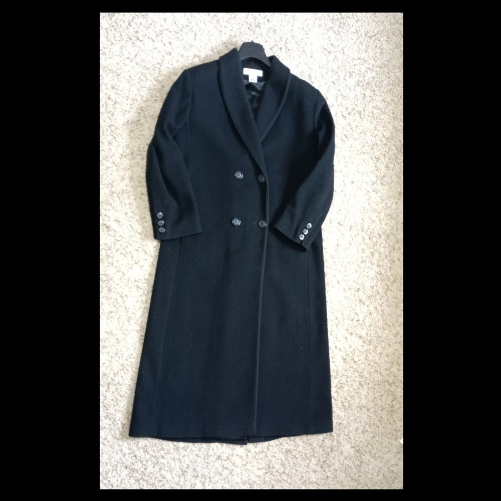 Preston & York wool full length coat size 8